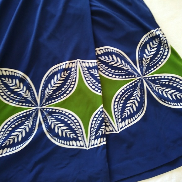 Blue halter dress - Picture 2 of 3